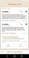 SMS Backup imagem de tela 1