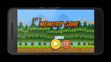 Kids Memory Game Affiche