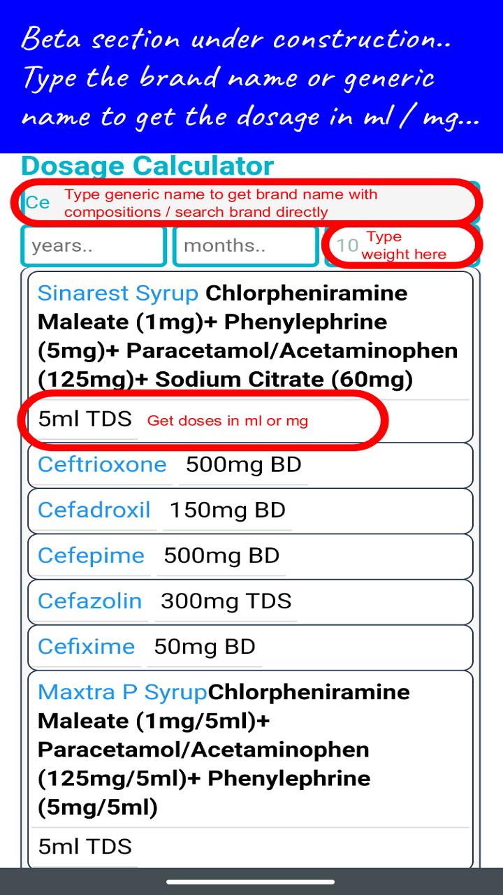 Drug Doses For Pediatric Residents For Android Apk Download