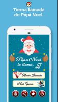 Papá Noel llamada en Navidad الملصق