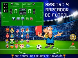 Árbitro de Fútbol y Marcador poster