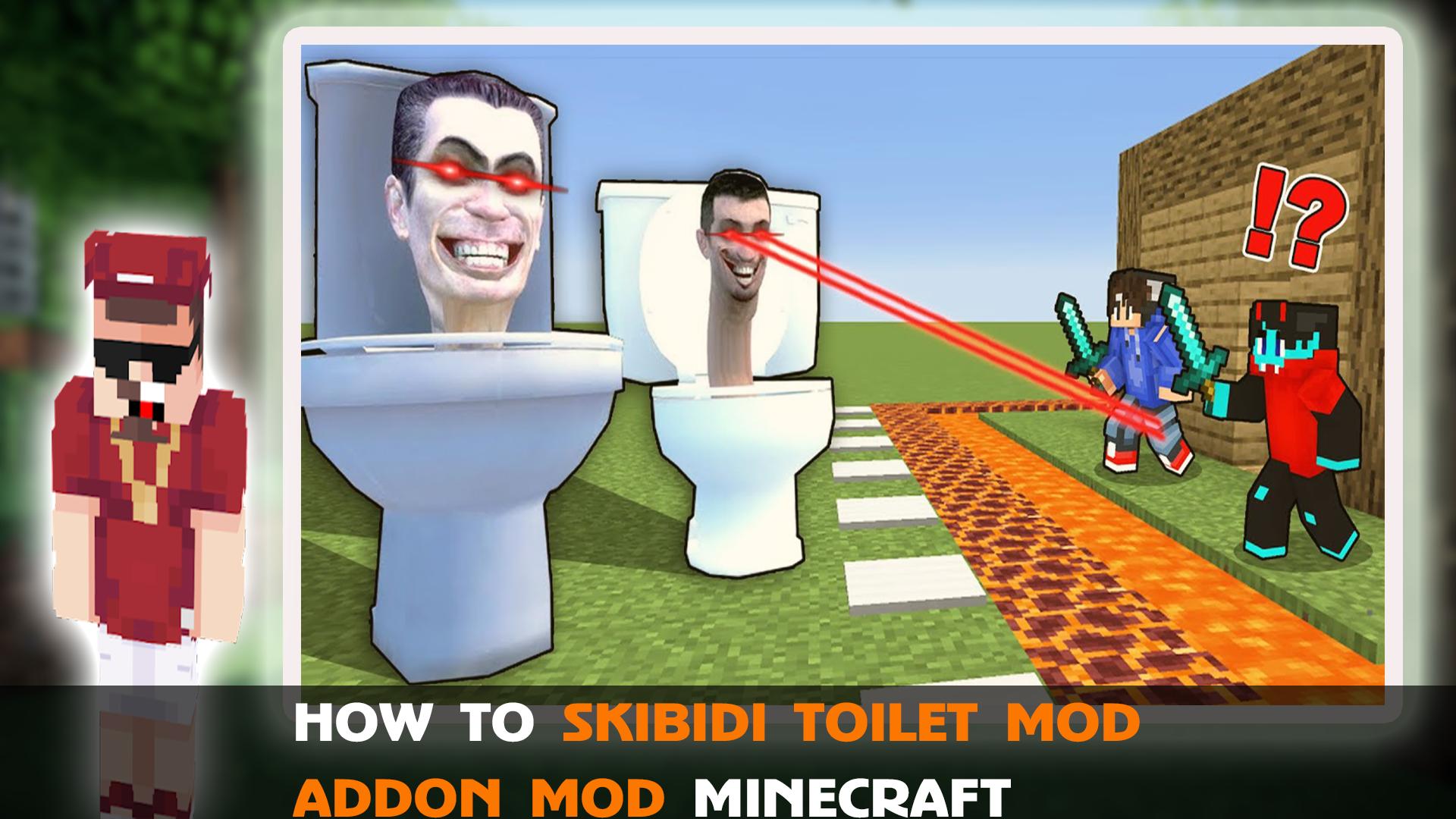 Мод на скибиди туалет в майнкрафт. Скин скибиди туалет для майнкрафт. Skibidi toilet mod v 19.1