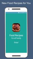 Food Recipes - Easy Cookbook Affiche