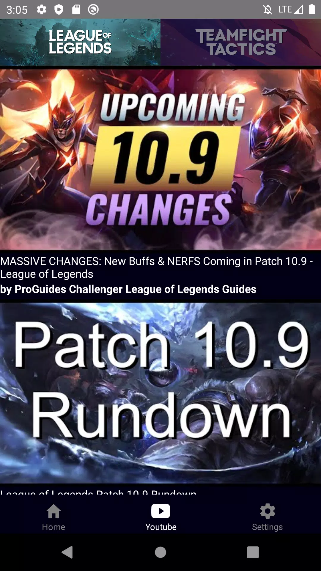 Patch 10.9 notes