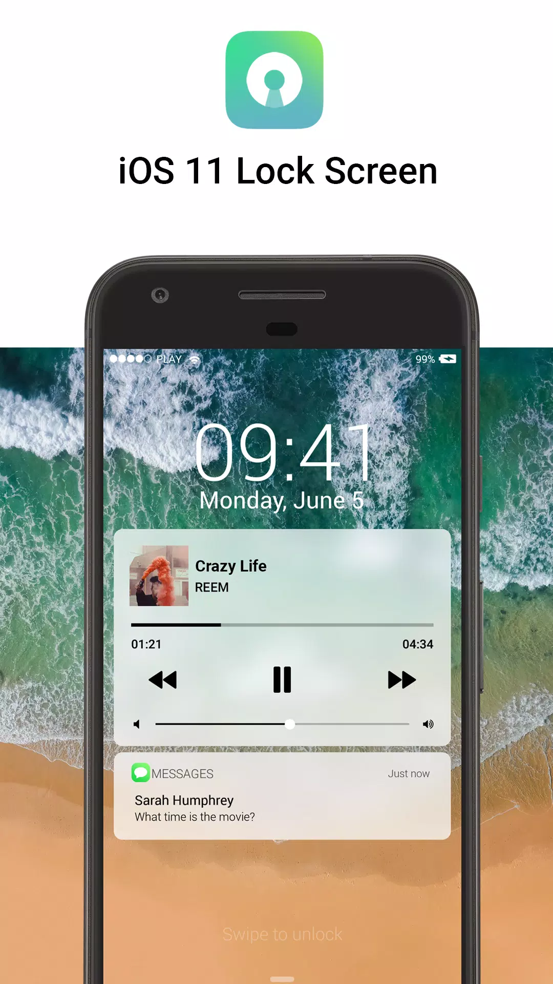 Последняя версия IOS экран блокировки