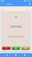 Aprenda frases coreanas | Tradutora Coreana Grátis imagem de tela 1
