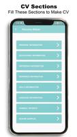 CV maker - Resume Builder App capture d'écran 1