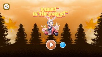 Rabbit In The Forest Plakat