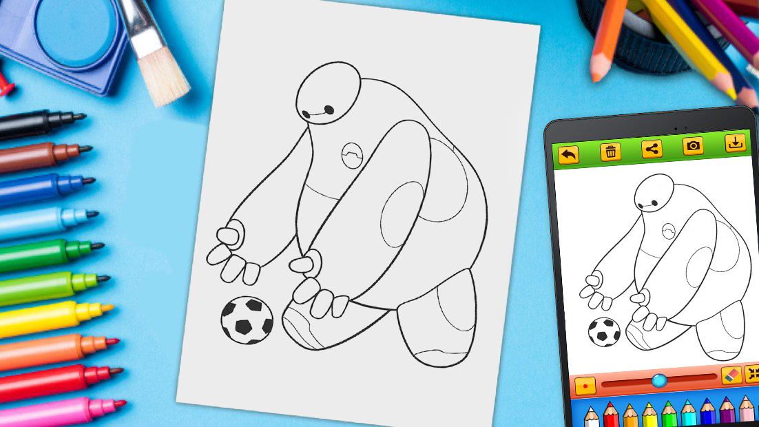 Big Hero 6 Coloring Book Pour Android Telechargez L Apk
