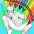 Spider Boy Coloring Book Hero