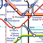 London Tube Map 2023 아이콘