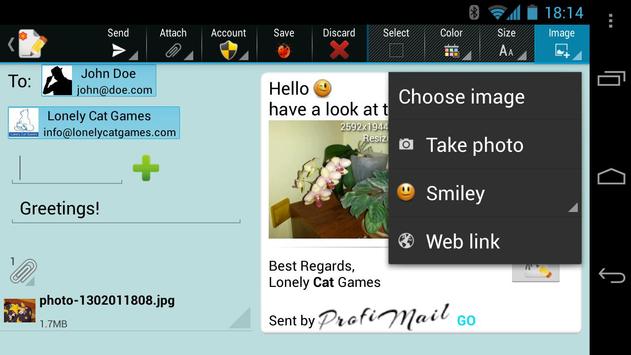 ProfiMail Go 截图 4