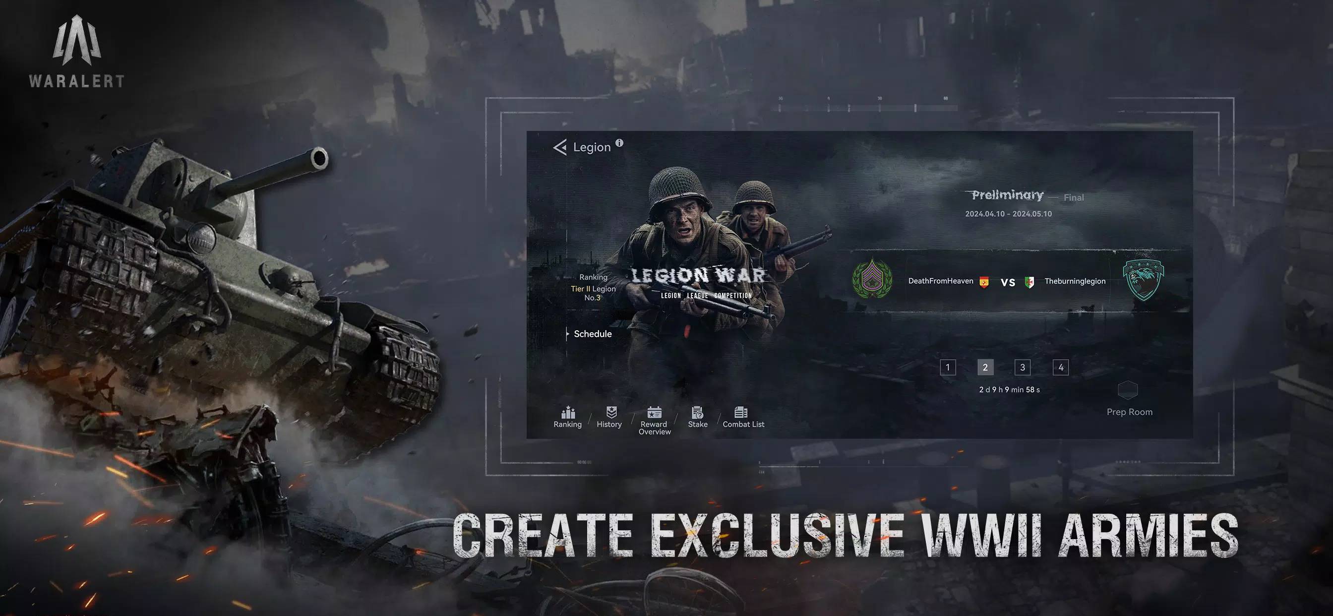 战争警戒 : WWII PvP RTS