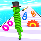 Long Neck 3d run tall man game biểu tượng