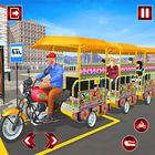 Long Tuk Tuk Simulator:Rickshaw Driving Game icône