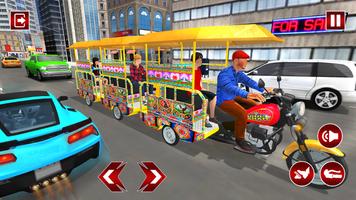 Long Tuk Tuk Simulator:Rickshaw Driving Game capture d'écran 1