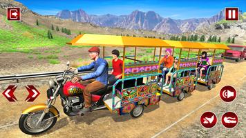Long Tuk Tuk Simulator:Rickshaw Driving Game capture d'écran 2