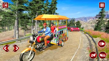 Long Tuk Tuk Simulator:Rickshaw Driving Game capture d'écran 3