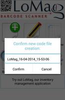 Barcode-Scanner LoMag zu Excel Screenshot 2