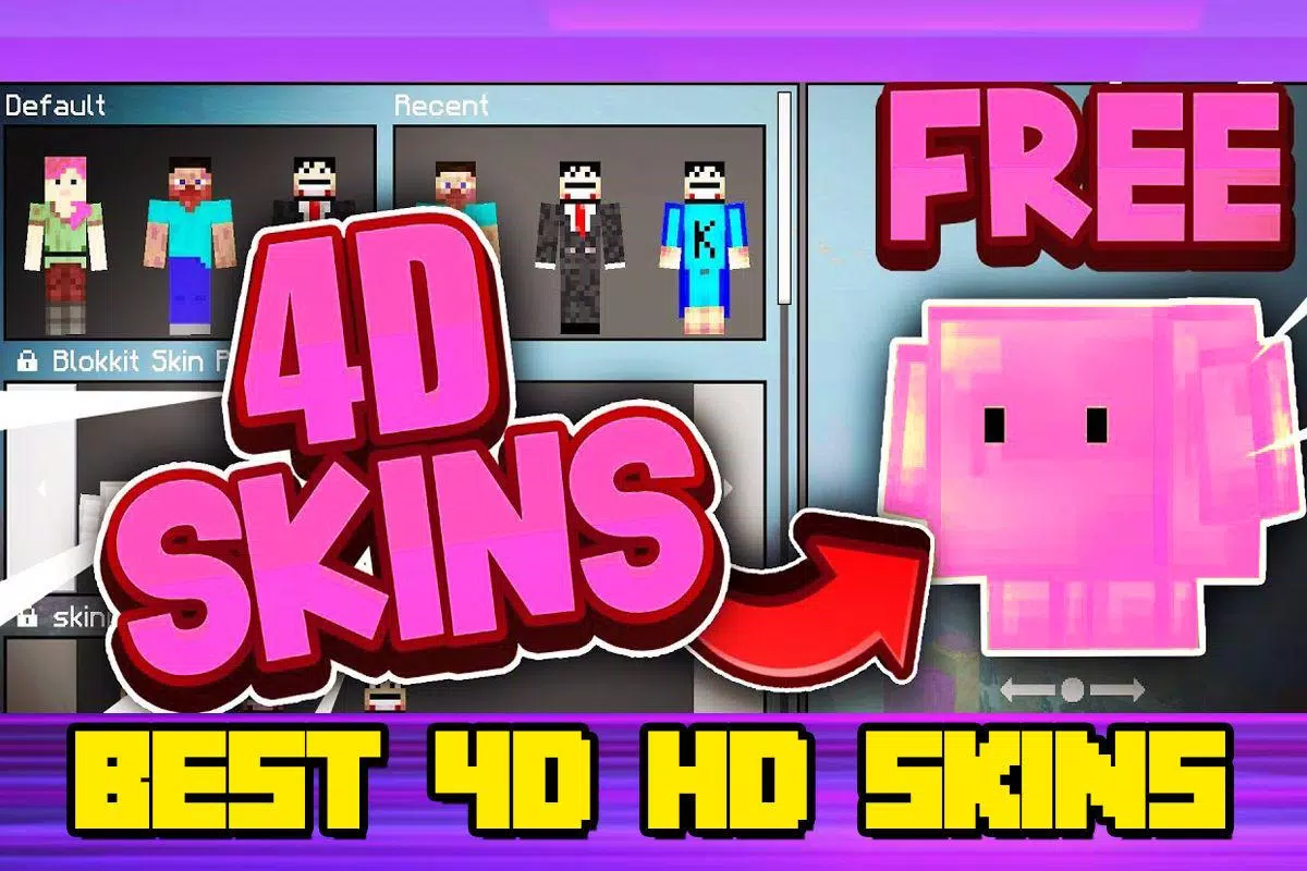 Mcpe 4D SKINS by GamingWithKen - Free download on ToneDen