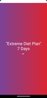 Extreme Diet Plan - 7 Days تصوير الشاشة 1