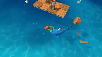 Epic Raft: Ocean Zombie Shark Survival Tips! Poster