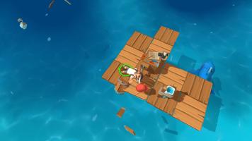 Epic Raft: Ocean Zombie Shark Survival Tips! captura de pantalla 1