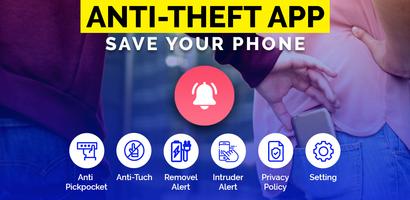 Anti theft Alarm 2021 - Don't Touch My Phone App poster