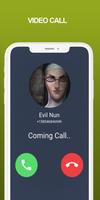Evil nun 2 fake video call prank imagem de tela 2