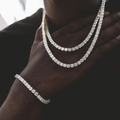 Mens Silver Necklace