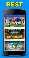 Server für Minecraft PE Plakat