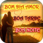 Mensagem de Bom dia, Boa Tarde, Boa Noite. ไอคอน