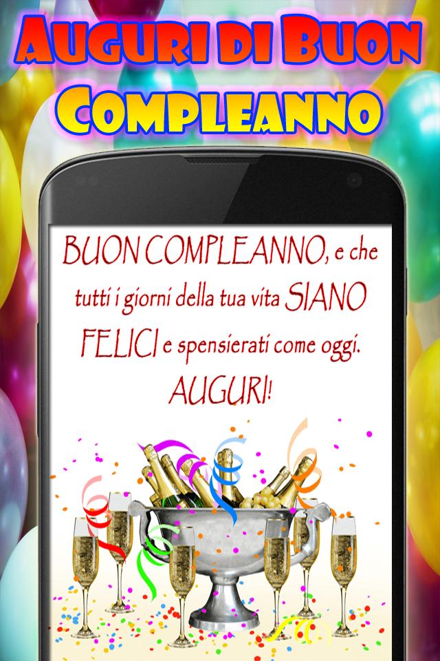 Auguri Di Buon Compleanno Gratis Pour Android Telechargez L Apk