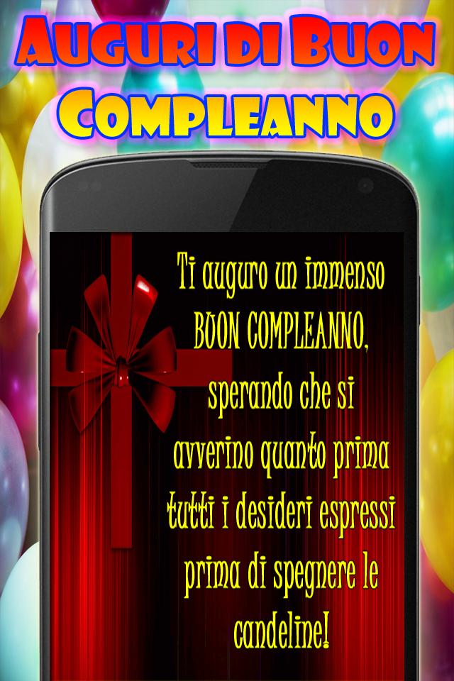 Auguri Di Buon Compleanno Gratis Pour Android Telechargez L Apk