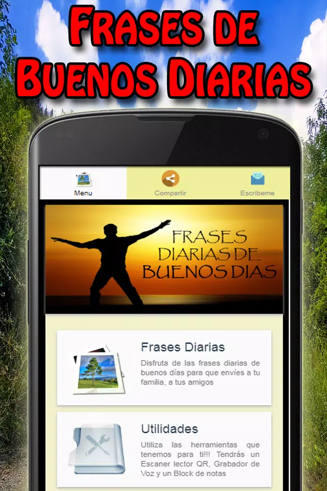 Descarga de APK de Frases de Buenos Dias Diarias para Android acordes Descarga de APK de Frases de Buenos Dias Diarias para Android