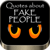 Quotes about fake people icône