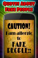 Quotes about fake people الملصق
