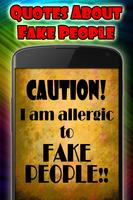 Quotes about fake people Cartaz