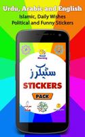 Stickers for Whatsapp, English poster