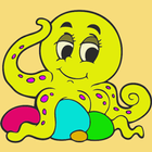 Octopus Painting icône
