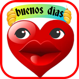 Pegatinas de buenos dias