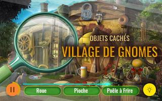 Village Fantastique Des Elfes - Objets Cachés Jeux Affiche