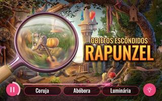 Jogo de Rapunzel Princesa Presa Objetos Escondidos Cartaz