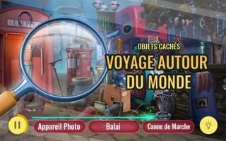 Épique Tour Du Monde - Jeu Gratuit Objets Cachés Affiche