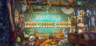 Edelsteine Jagen Wimmelbildspiel Suchen Und Finden