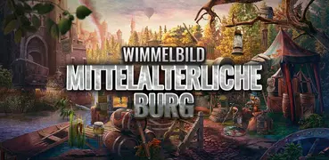 Mittelalterliche Burg Flucht Wimmelbildspiele