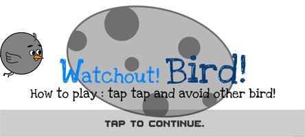 watchout!bird! Affiche