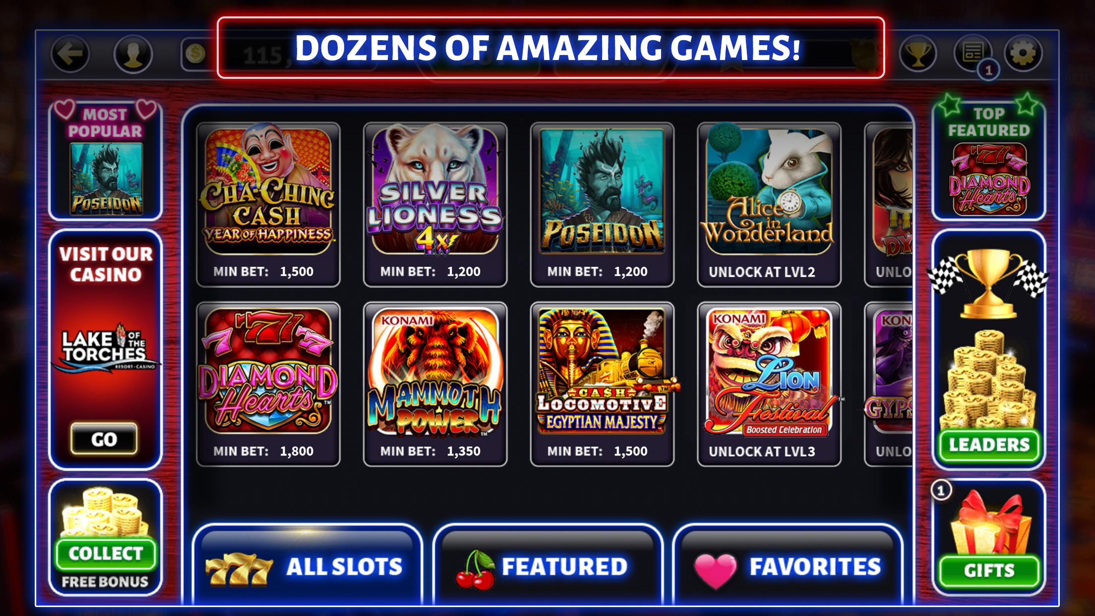 Lake of The Torches Slots 777 APK für Android herunterladen