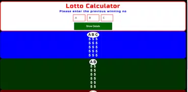 Lotto Calculator