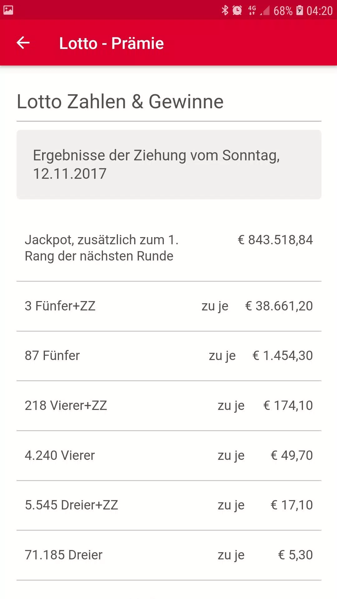 下载Lottozahlen Österreich的安卓版本